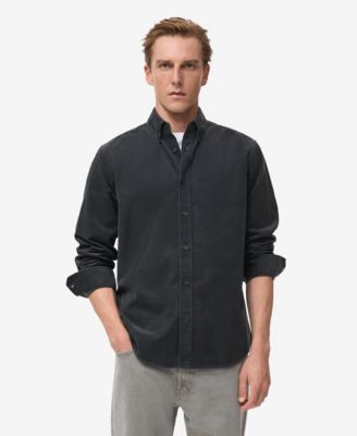 Men's Classic-Fit Micro-Corduroy Shirt