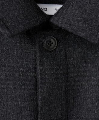 Men's Wool-Blend Check Jacket
