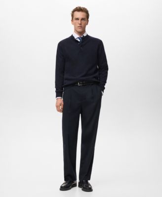 Men's Extra-Fine Wool Knitted Sweater