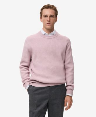 Men's Knitted Ribbed Sweater