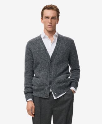 MANGO - Men's Knitted Button Cardigan
