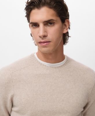 Men's Knitted Wool Blend Sweater