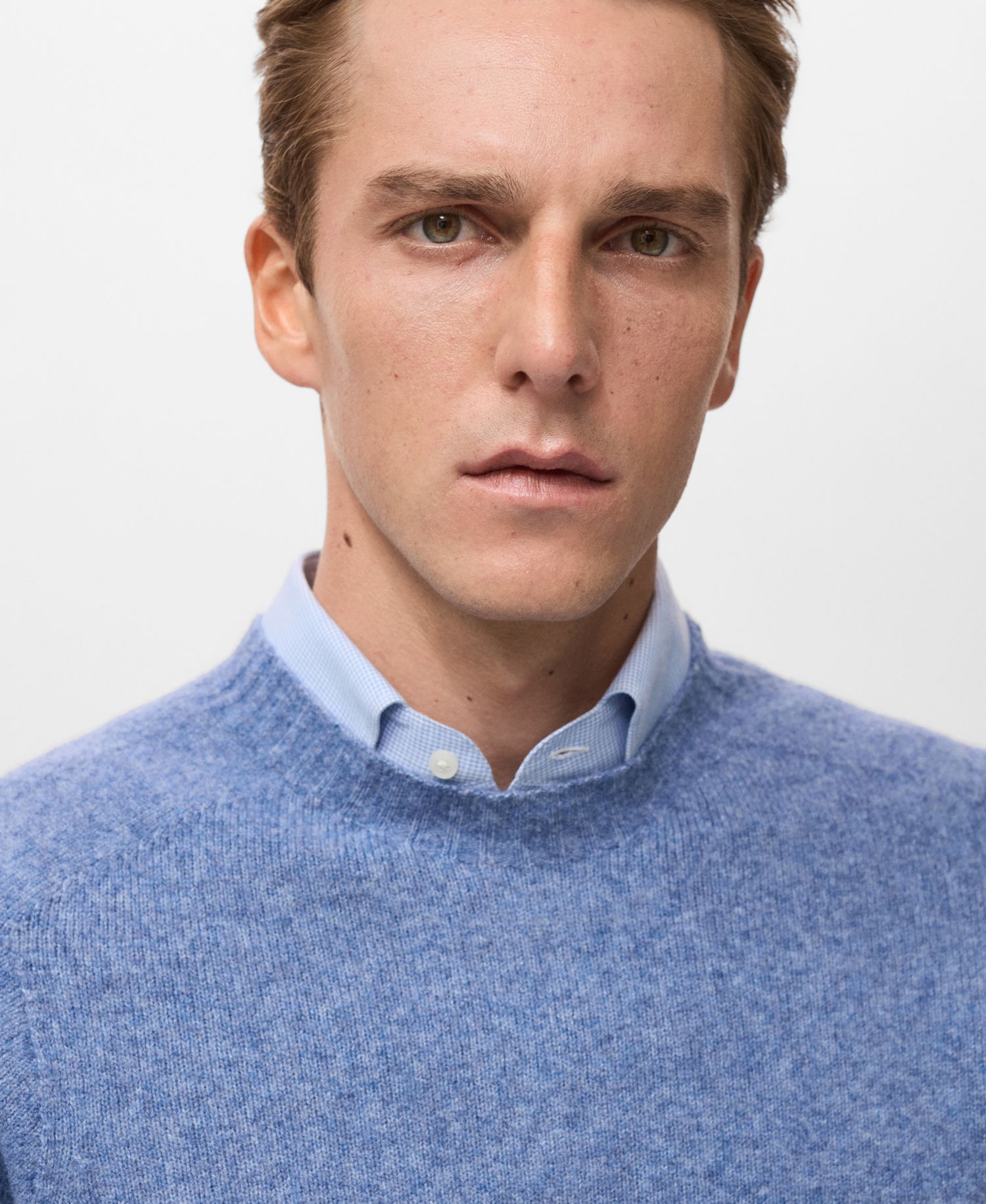 Men's Knitted Wool Blend Sweater