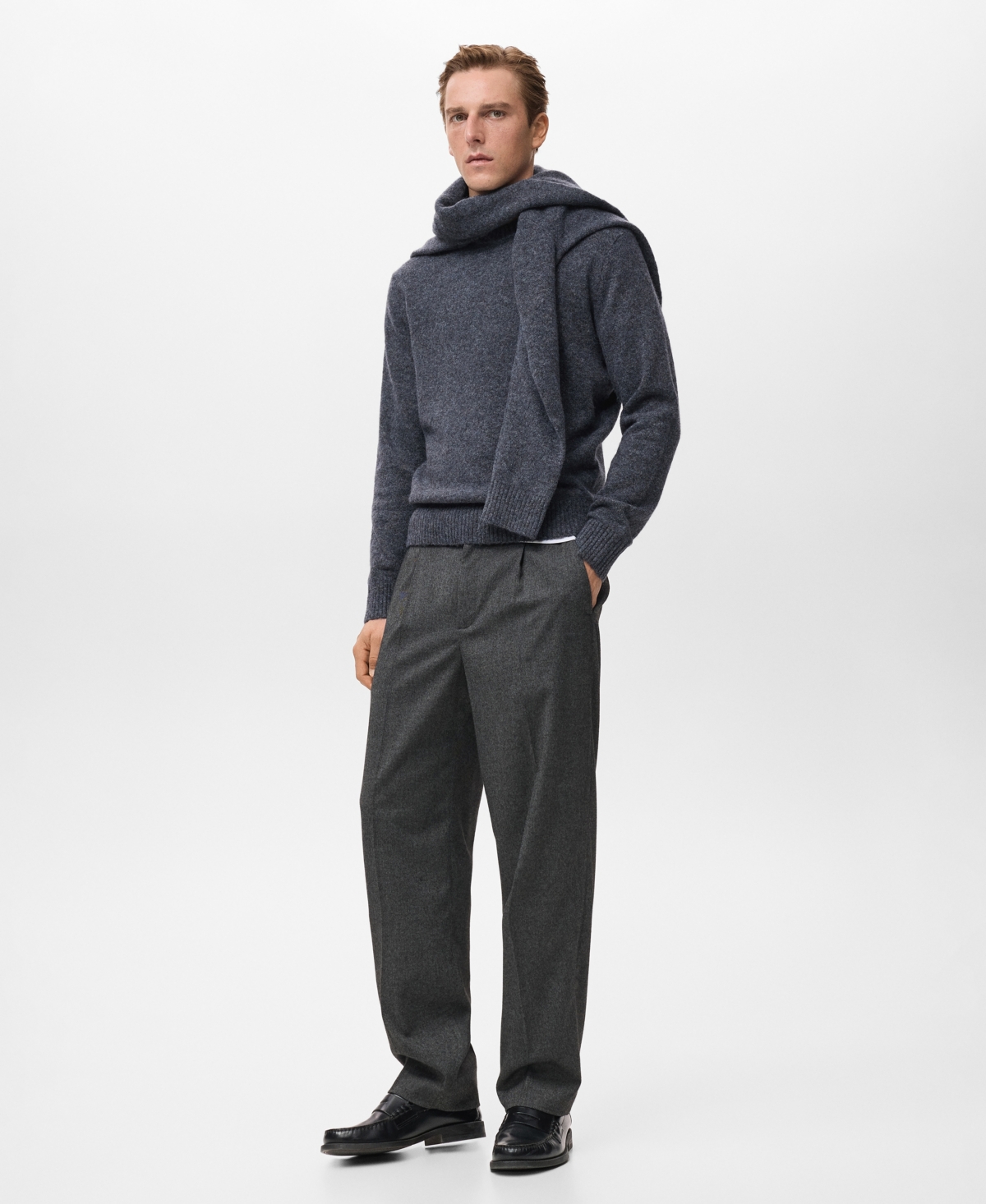 Mango Men's Wool And Alpaca-Blend Sweater