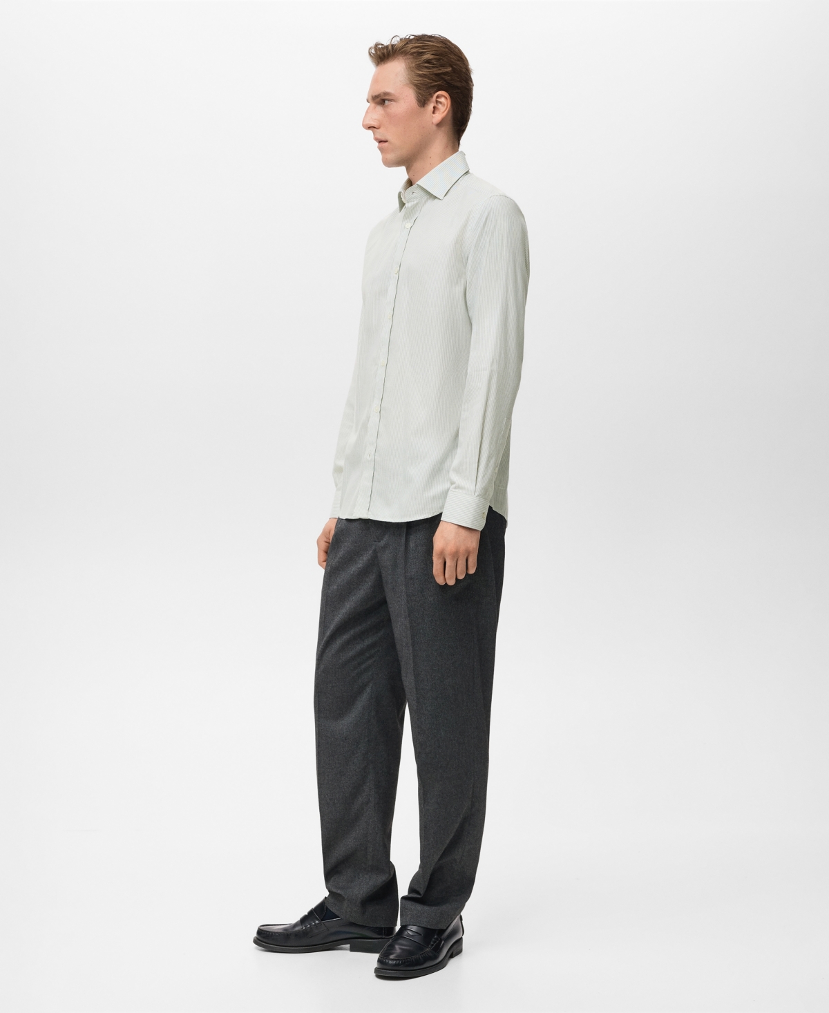 Mango Men's Regular Cotton Shirt