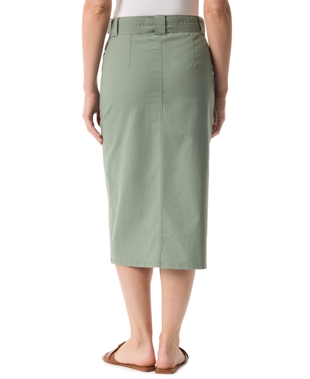Gloria Vanderbilt Women's Belted Maxi Skirt