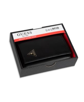 Men's Extra Capacity Trifold Leather Wallet