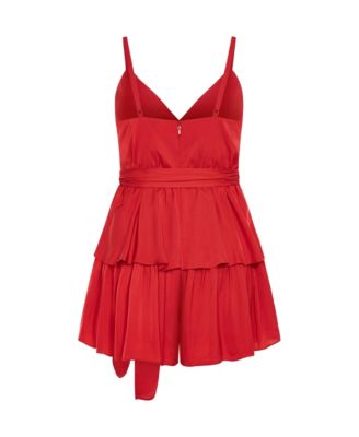 Women's Party Wrap Playsuit