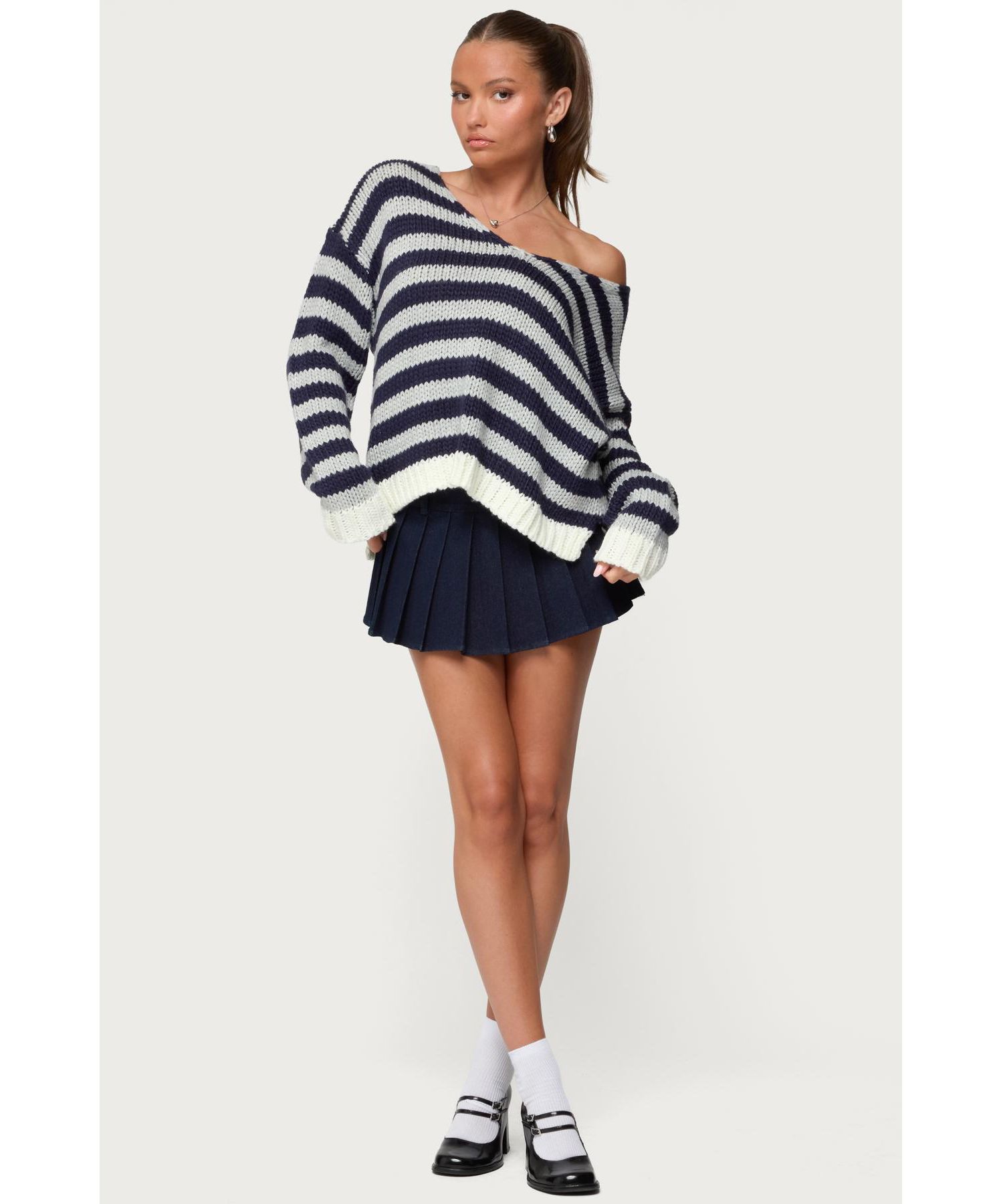 Women's Eugenie Oversized Striped Sweater