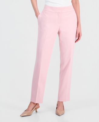 Kasper Women's Julia Stretch Crepe Mid-Rise Pants, Regular