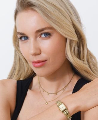 Women's Mini Grove Gold Tone Stainless Steel Bracelet Watch, 16mm