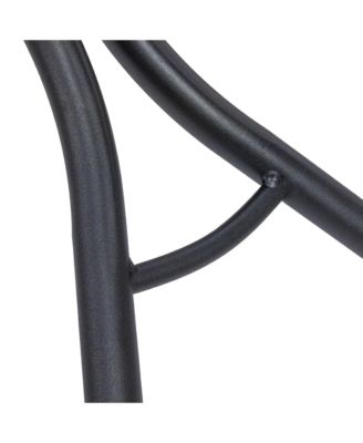 Ultra Ironing Board, 4-Leg, with Iron Rest, Matte Black Frame, Grey Cover