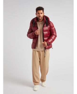 Men's EZ Boxed Hooded Racer Puffer Jacket