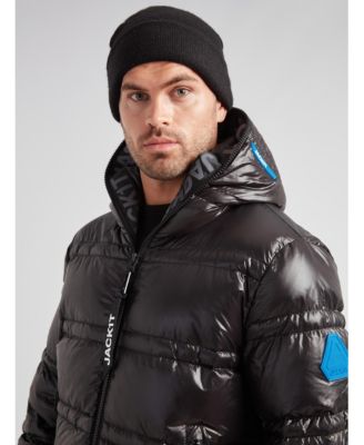 Men's R4D Tramline Hooded Long Puffer Coat