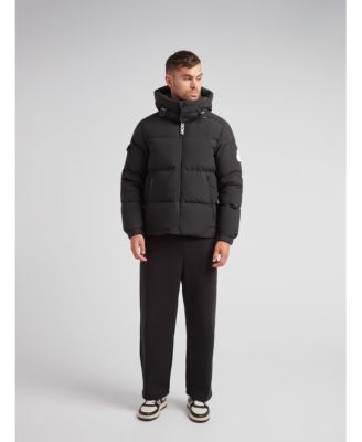 Men's EZ Water Hooded Puffer Racer Jacket