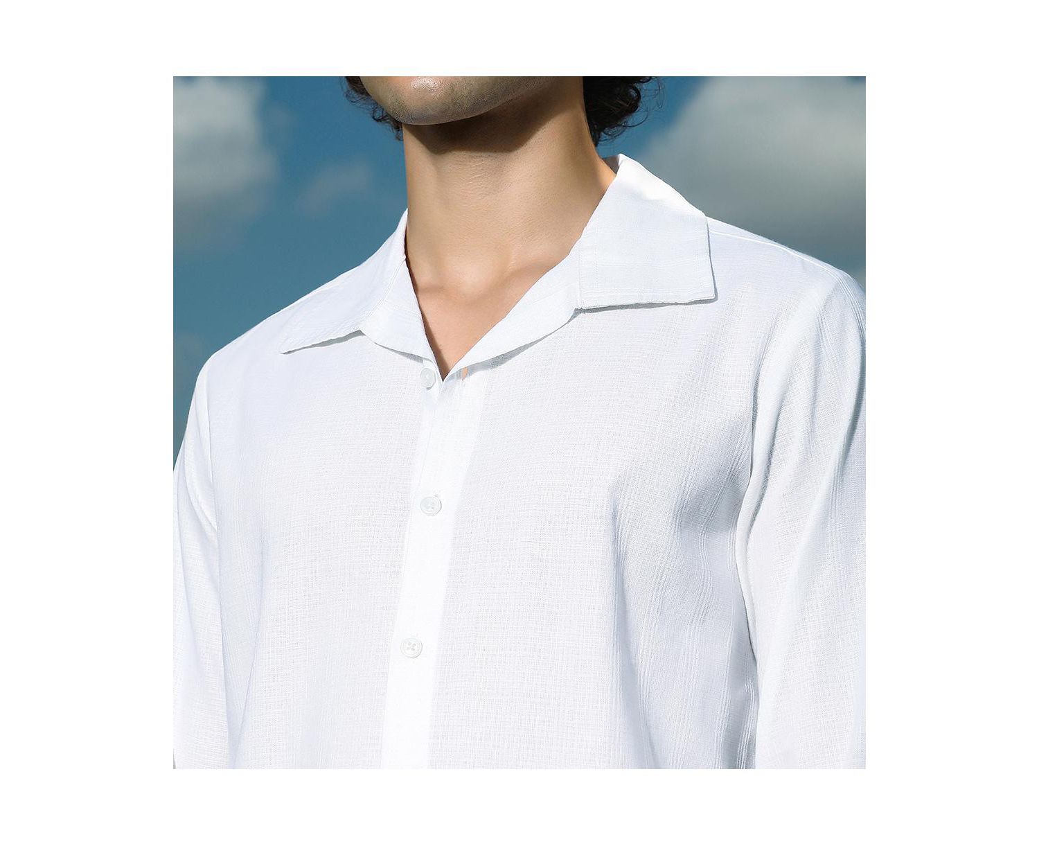 Men's Solid Relaxed Shirt