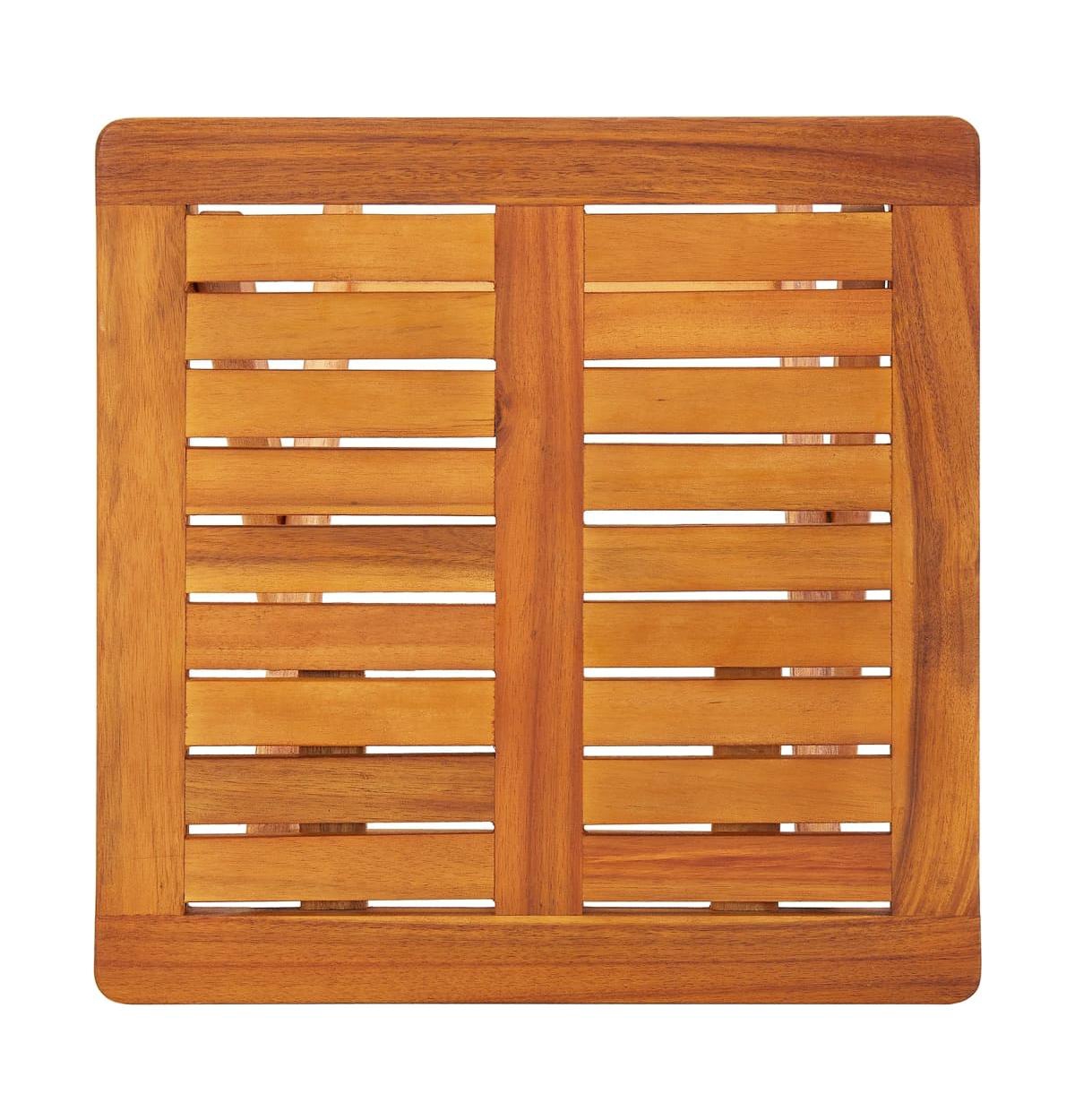 vidaXL Sun Lounger Solid acacia wood Standard Foldable