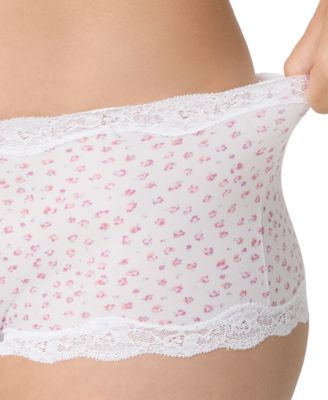 Women's Everyday Pretty Lace Mid-Rise Boyshort Panty DMPLBS