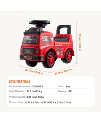 Ride On Push Car for Toddlers 1-3, Sit-to-Stand Racer with Music Wheel & Under-Seat Storage, Ride Toy for Boys Girls