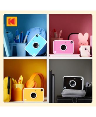 Printomatic+ Instant Camera Gift Bundle with Case, Zink Paper & Accessories