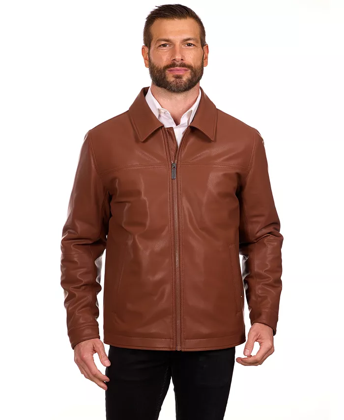Men's Classic Leather Jacket - thumbnail 7