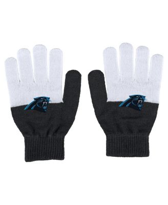 Women's Carolina Panthers Color-Block Gloves