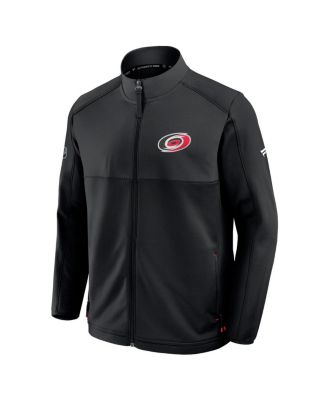 Men's Black Carolina Hurricanes Authentic Pro Rink Full-Zip Jacket
