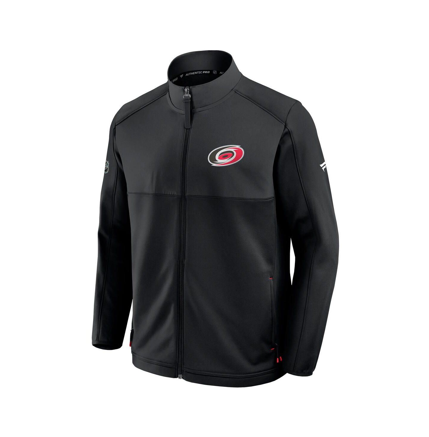 Мужская куртка Fanatics Black Carolina Hurricanes Authentic Pro Rink Full-Zip — фото 3