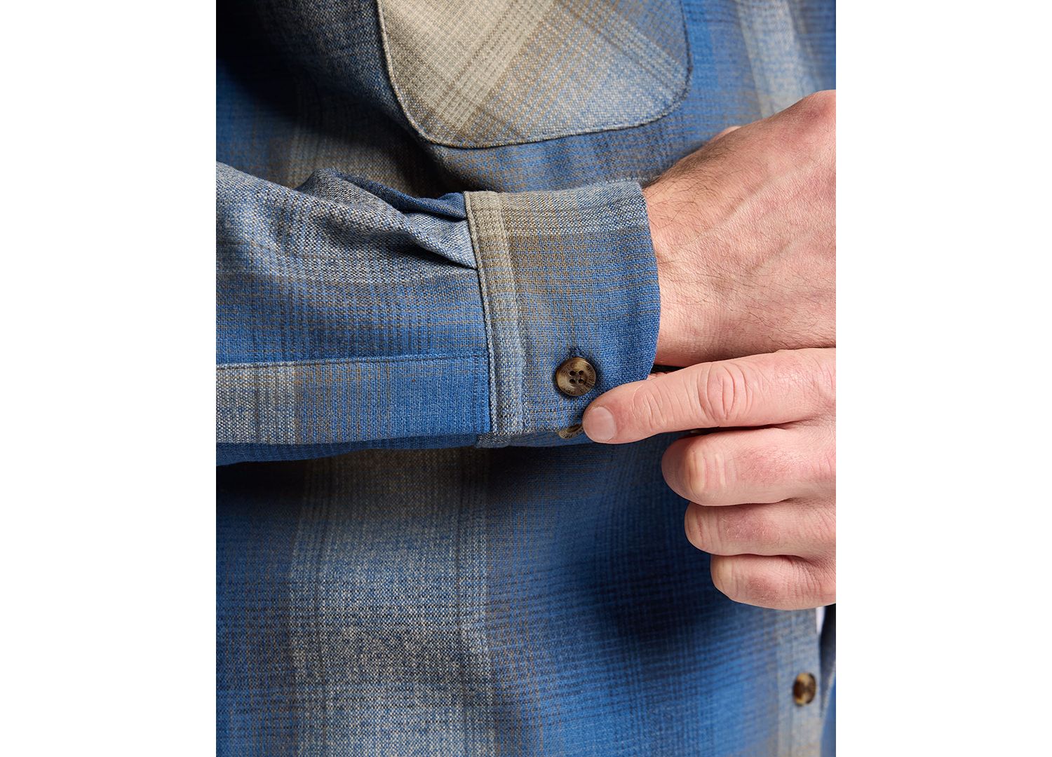 Men's Long-Sleeve Sport Collar Board Shirt