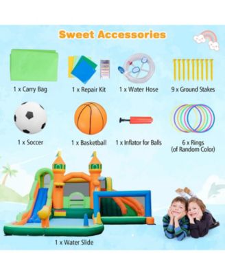 Kids Inflatable Water Slide for Yard Lawn