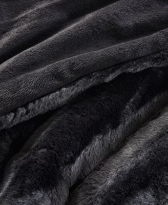 Duke Reversible Faux Fur 3-Pc. Comforter Set, King/California King