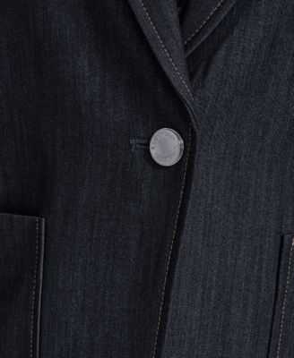 Plus Size Notch Collar Jacket