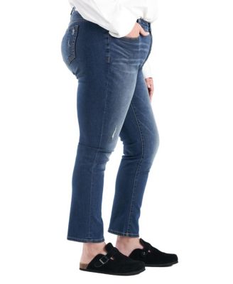 Women's Denim High Rise Straight Leg in 30" inseam - Maggie