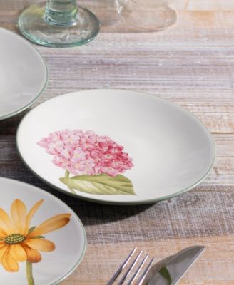 Colorwave Mini Floral Appetizer Plates, Set of 4