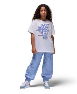 Girls' 7-16 Flowers Short-Sleeve T-Shirt