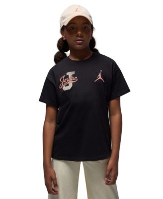 Girls' 7-16 Distressed Collegiate T-Shirt