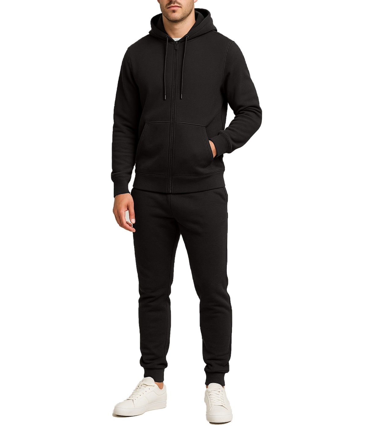 Galaxy By Harvic Men's Full-Zip Hoodie and Jogger Pants, 2-Piece Set