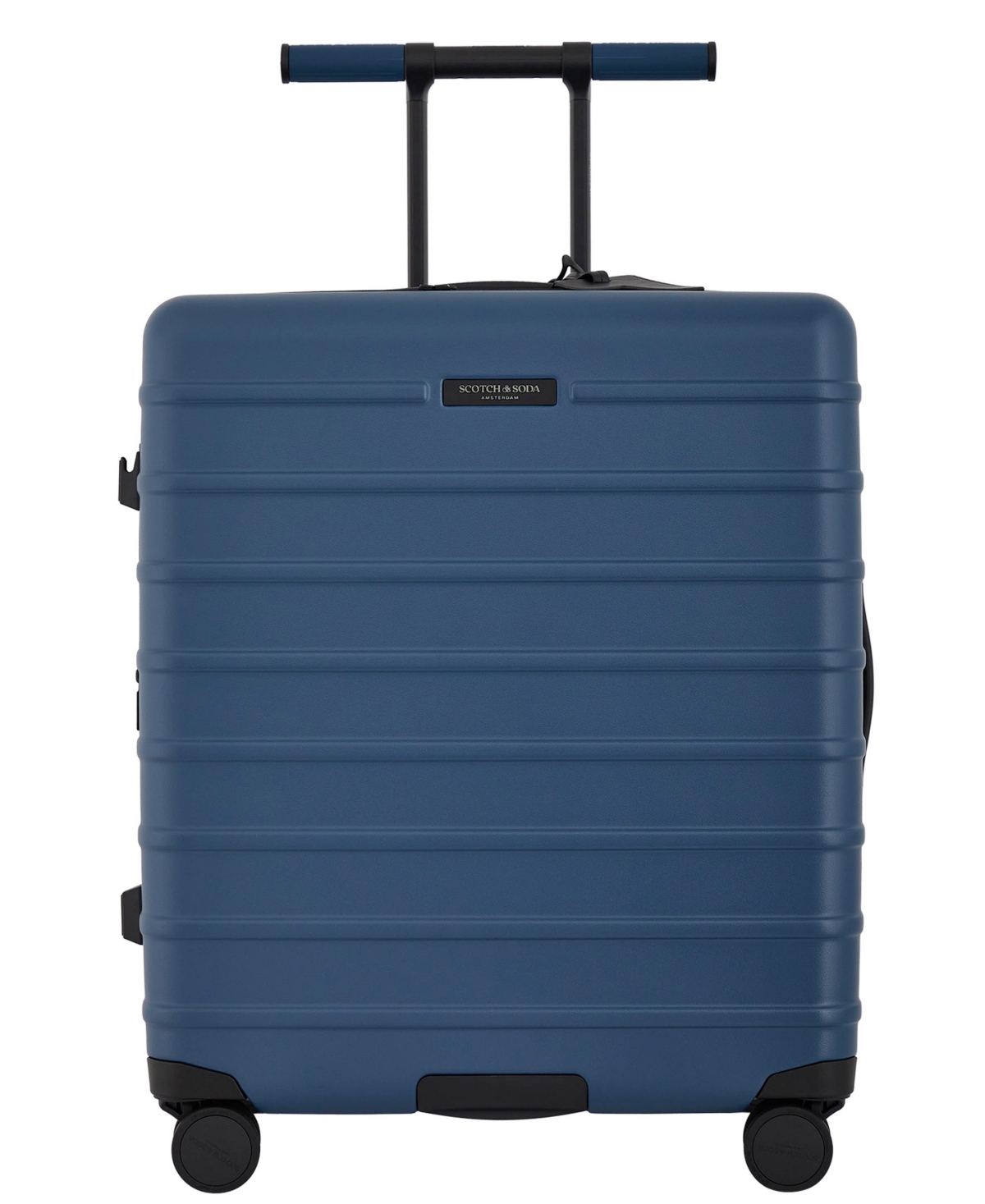 Scotch & Soda Tilburg 24" Check-in Trunk Suitcase In Blue