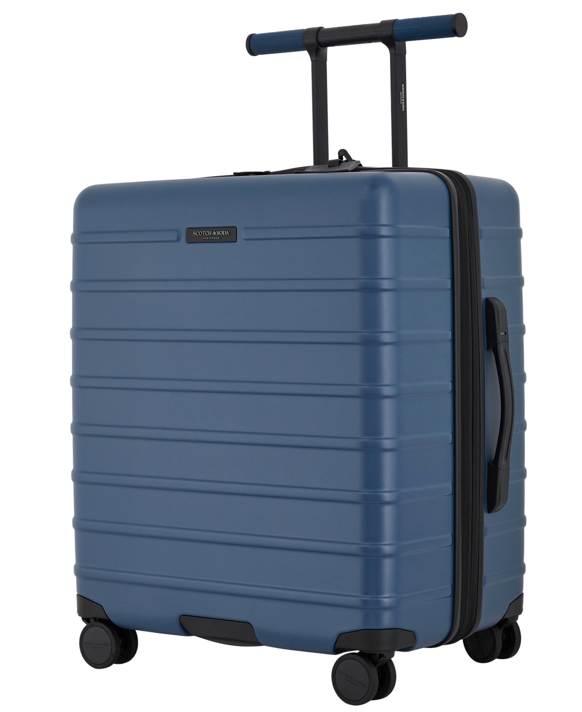 Scotch & Soda Tilburg 24" Check-in Trunk Suitcase In Blue