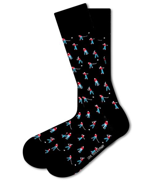Носки Golf для мужчин — Love Sock Company, цвет: Чёрный