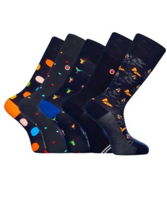 Love Sock Company - Men's Barcelona Bundle Socks, 5 Pack