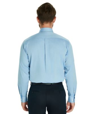 Men's Pinpoint Solid Dress Shirt