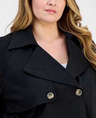 Plus Size Double-Breasted Blazer 