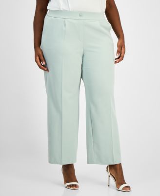Plus Size High Rise Pull-On Pants