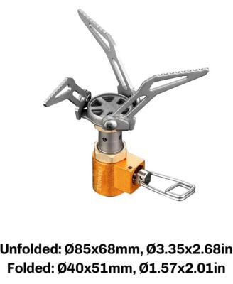 FMS-300T Portable Stove Ultra Light, Hiking Stove Titanium for Backpacking Camping Outdoor