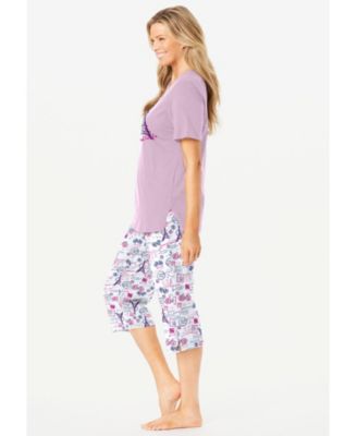 Women's Dreams and Co. 2-Piece Capri PJ Set