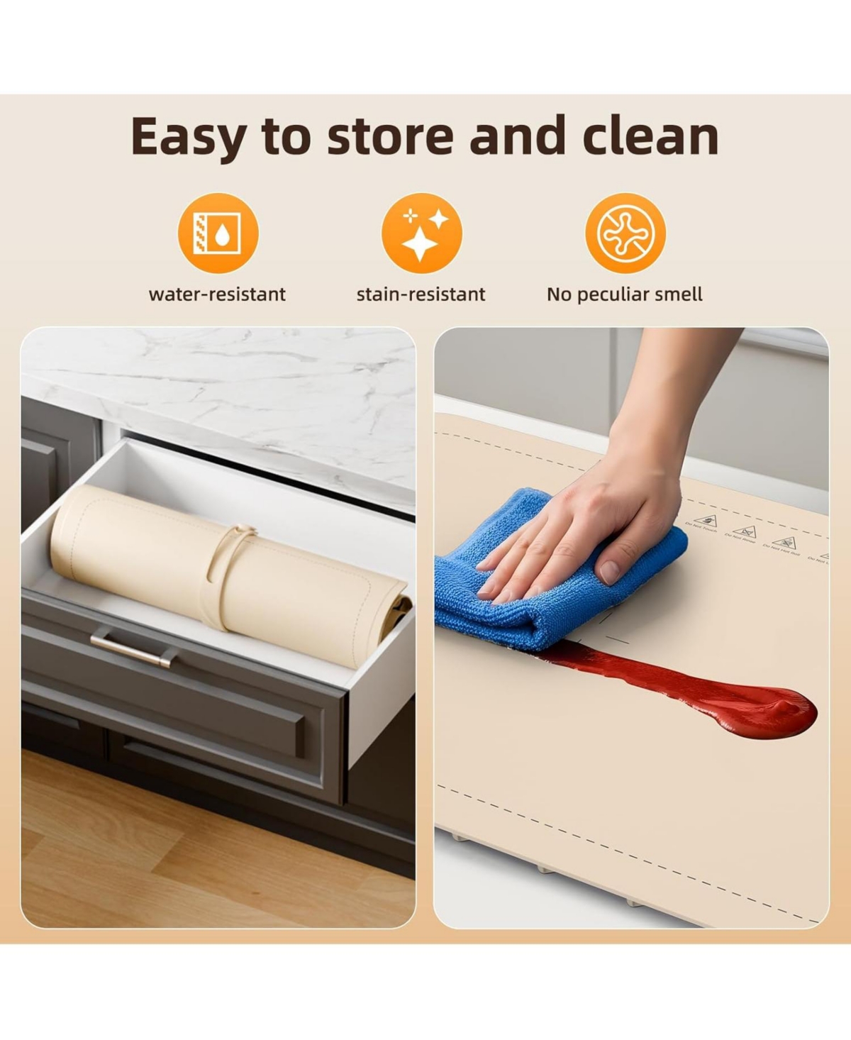 Cowsar Warming Mat for Food, 3-Temp Electric Warmer (140/176/212°F), 250W Low Energy, Auto Shut-Off & Child Safety Lock, Portable Roll-Up Silicone