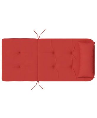 Adirondack Chair Cushions 2 pcs Red Oxford Fabric