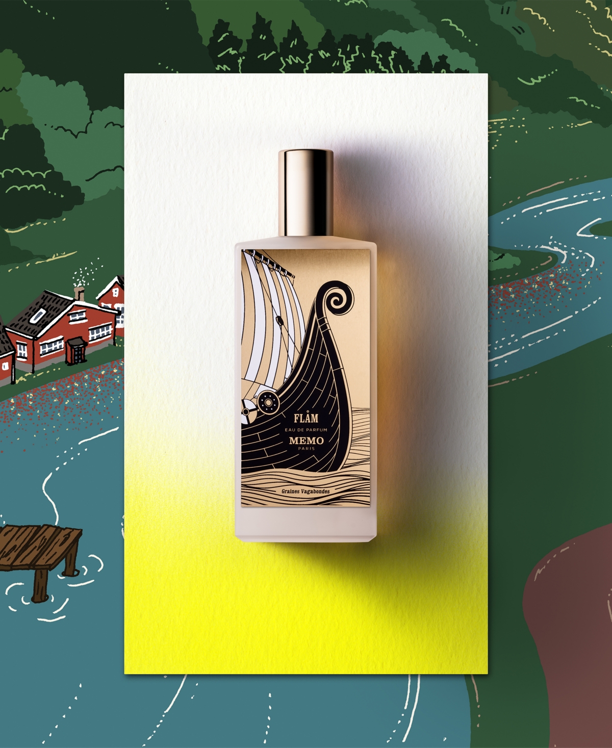 Memo Paris Flam Eau De Parfum, 2.5 oz.