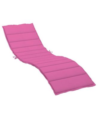 Sun Lounger Cushion Pink Oxford Fabric